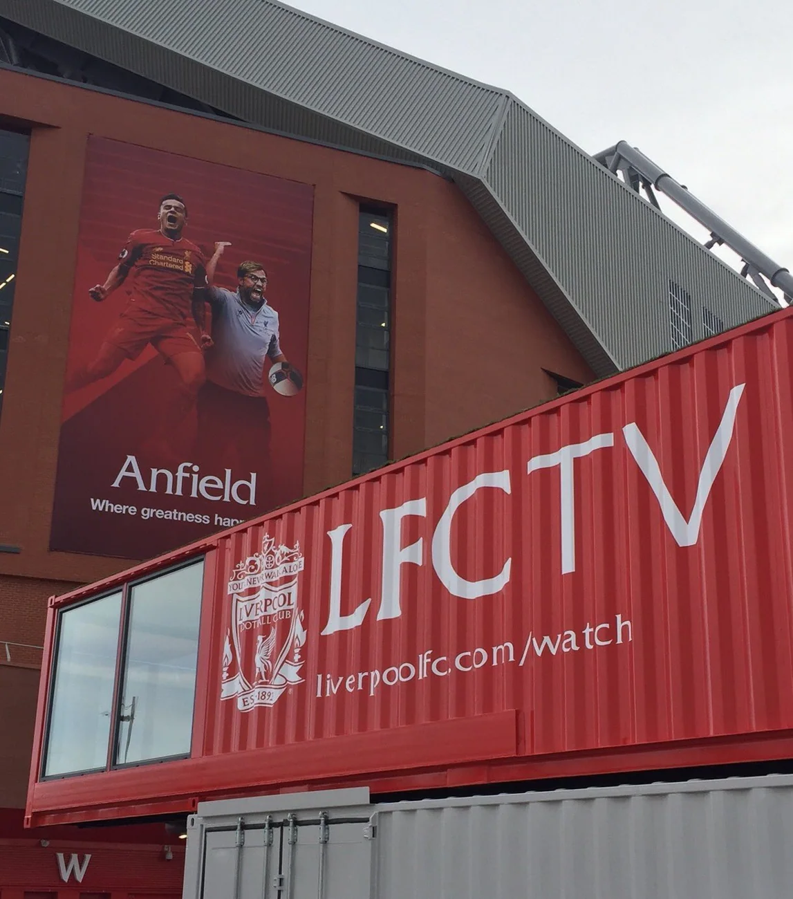 Liverpool FC LFC TV container graphics